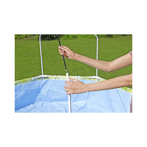 Bestway Splash-in-Shade runder Spielpool mit Sonnendach 244 x 51cm