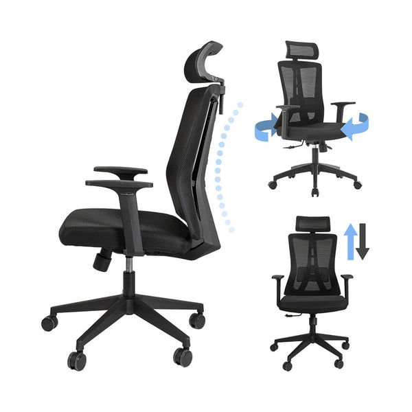 CONTINI Bürostuhl ErgoFlex schwarz