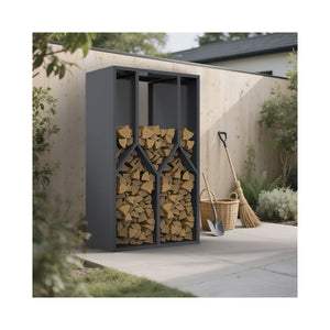 Holmberg Kaminholzregal Outdoor 160x95x50 cm