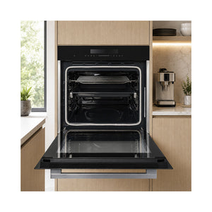 Kibernetik MasterSeries Einbau Umluft Backofen mit Pyrolyse Schwarz 60cm