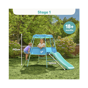 TP TOYS Klettergerüst mit Rutsche höhenverstellbar