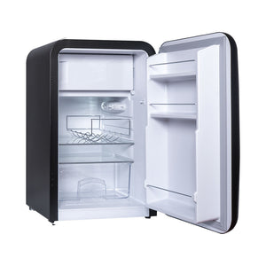 Kibernetik KSG92 Retro Kühlschrank schwarz