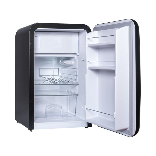 Kibernetik KSG92 Retro Kühlschrank schwarz