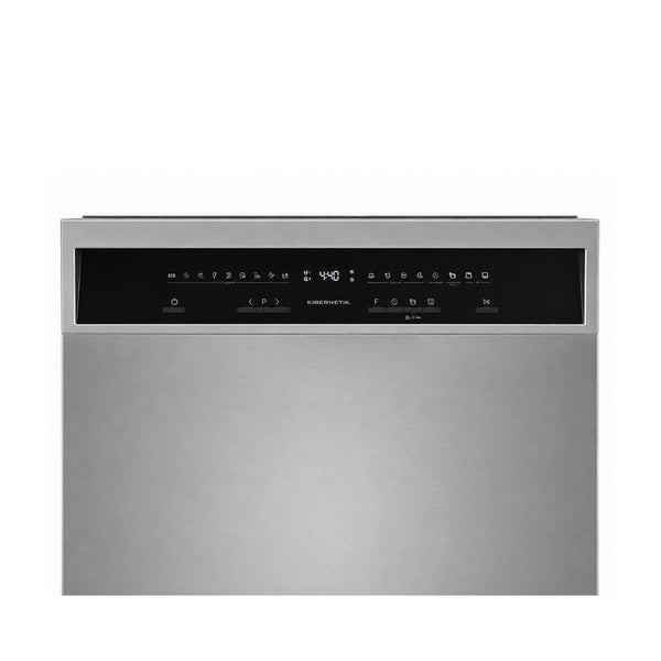 Kibernetik GRET606 MasterSeries Geschirrspüler Einbau teilintegriert 60cm silber