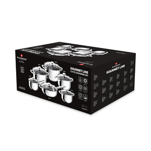 Blaumann 12-teiliges Kochgeschirr-Set Gourmet Line Shiny