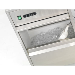 Kibernetik Profi-Eiswürfelmaschine Hohlkegel 26kg/Tag 7kg Speicher
