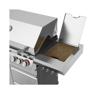 Gasgrill Expert 6 Brenner + Seitenbrenner Edelstahl