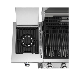 Gasgrill Expert 6 Brenner + Seitenbrenner Edelstahl