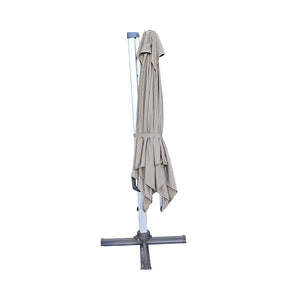 CONTINI De Luxe Roma Ampelschirm 3x3m taupe mit Kippfunktion