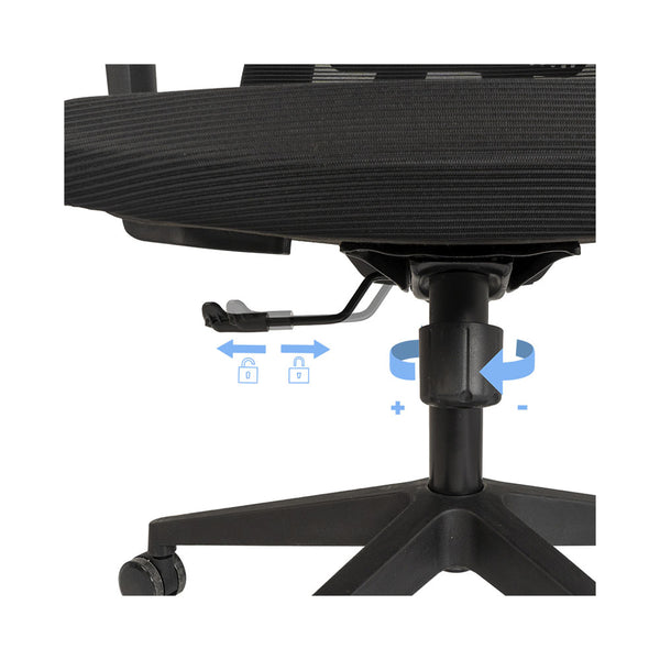 CONTINI Bürostuhl ErgoFlex schwarz