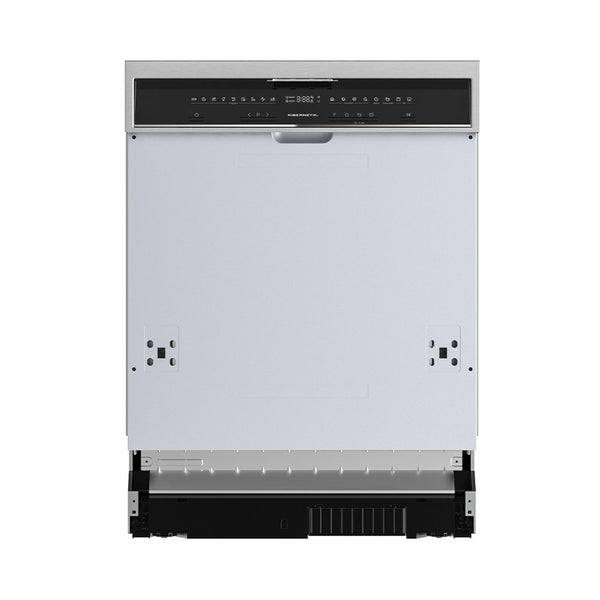 Kibernetik GRET606 MasterSeries Geschirrspüler Einbau teilintegriert 60cm silber