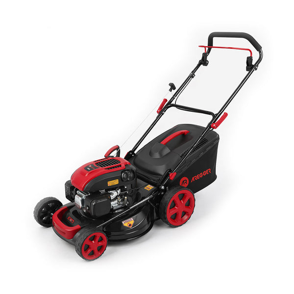 AREGGER Benzin Rasenmäher 46cm / 2.8kW ohne Radanrieb