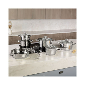 Blaumann 12-teiliges Kochgeschirr-Set Gourmet Line Shiny