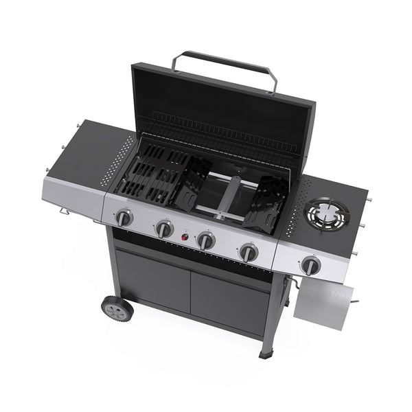 Gasgrill Easy 4 Brenner + Seitenbrenner
