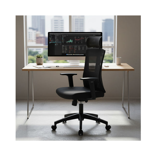 CONTINI Bürostuhl ErgoFlex schwarz