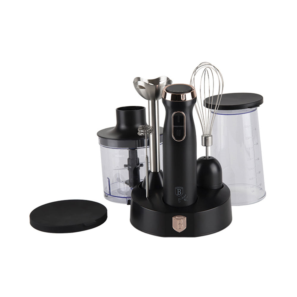 Berlinger Haus Stabmixer Set 6-teilig Black Rose Collection
