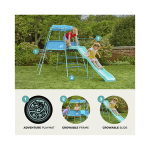 TP TOYS Klettergerüst mit Rutsche höhenverstellbar