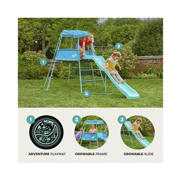TP TOYS Klettergerüst mit Rutsche höhenverstellbar