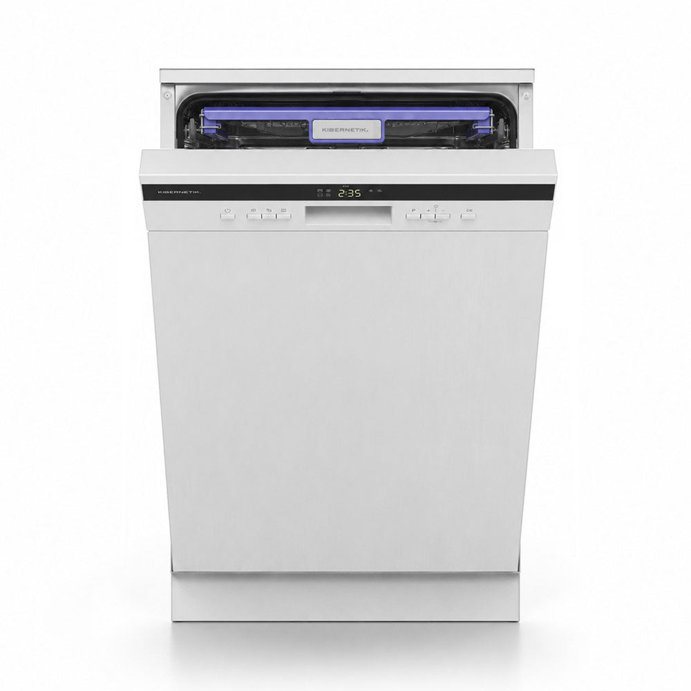 Kibernetik GRET605 MasterSeries Geschirrspüler Einbau teilintegriert 60cm weiss