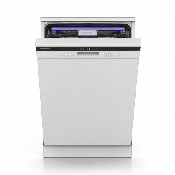 Kibernetik GRET605 MasterSeries Geschirrspüler Einbau teilintegriert 60cm weiss