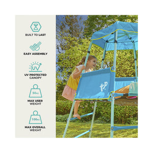 TP TOYS Klettergerüst mit Rutsche höhenverstellbar