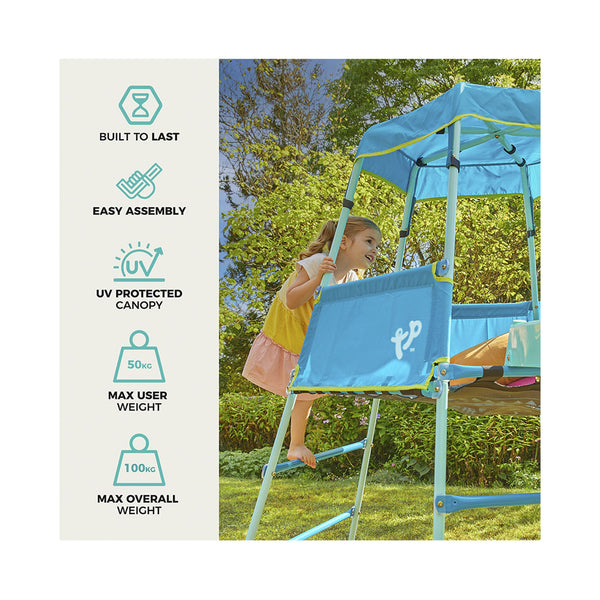 TP TOYS Klettergerüst mit Rutsche höhenverstellbar