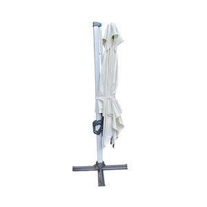 CONTINI De Luxe Roma Ampelschirm 3x3m beige mit Kippfunktion