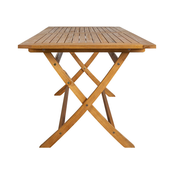 CONTINI Gartentisch klappbar 80x140x74cm Eucalyptus