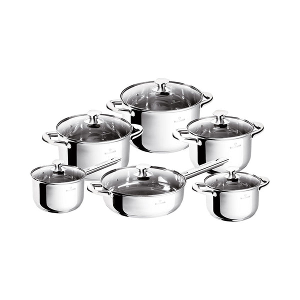 Blaumann 12-teiliges Kochgeschirr-Set Gourmet Line Shiny