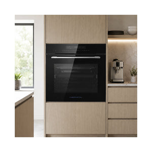 Kibernetik MasterSeries Einbau Umluft Backofen mit Pyrolyse Schwarz 60cm