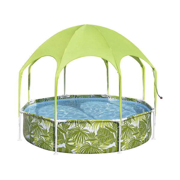 Bestway Splash-in-Shade runder Spielpool mit Sonnendach 244 x 51cm