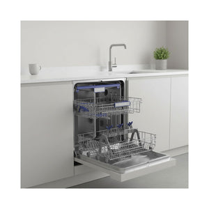 Kibernetik GRET605 MasterSeries Geschirrspüler Einbau teilintegriert 60cm weiss