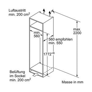 Bosch KIL82VFE0 Einbau-Kühlautomat