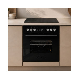 Kibernetik MasterSeries EBO708 Einbau Umluft Backofen schwarz A+