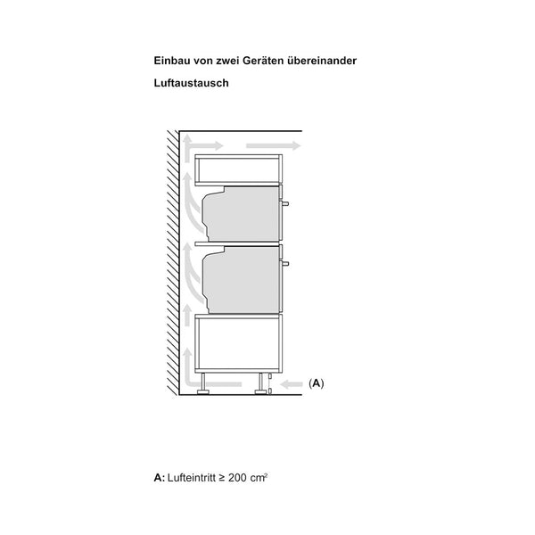 Bosch HSG7361B1 Einbau-Dampfbackofen 60x60cm schwarz