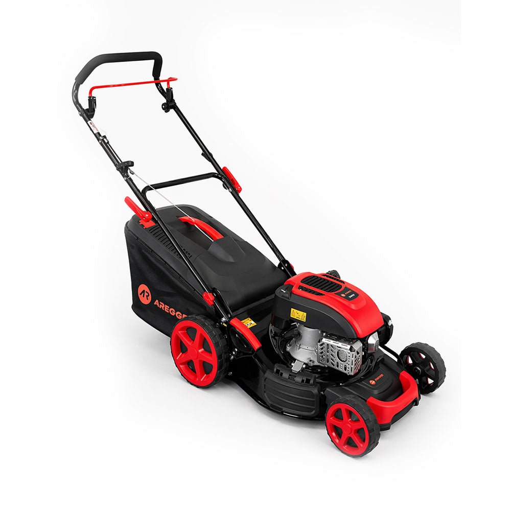 AREGGER Benzin Rasenmäher 46cm / 2.8kW ohne Radanrieb