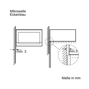 Siemens BE555LMB1C Einbau-Mikrowelle