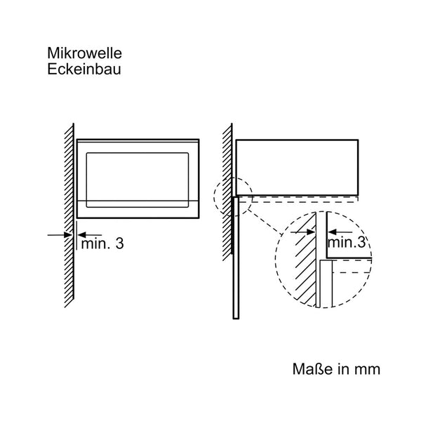 Siemens BE555LMB1C Einbau-Mikrowelle