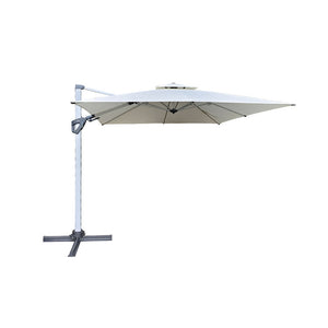 CONTINI De Luxe Roma Ampelschirm 3x3m beige mit Kippfunktion