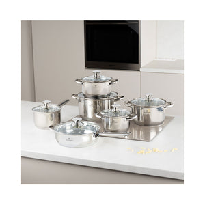 Blaumann 12-teiliges Kochgeschirr-Set Gourmet Line Shiny