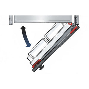Kibernetik EB180 Einbau-Kühlschrank mit Schleppscharnier (E)