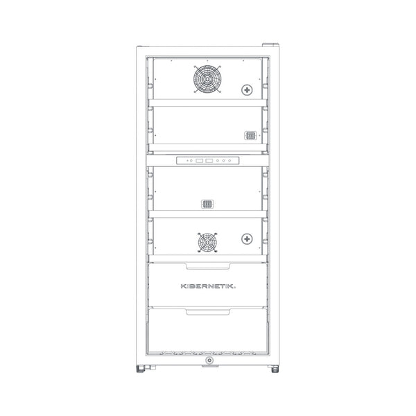 Kibernetik WKH350D Weinklimaschrank