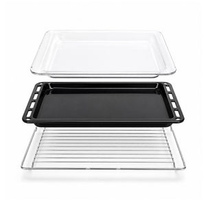 Kibernetik EBO704 MasterSeries Einbau Backofen mit Mikrowellen Funktion