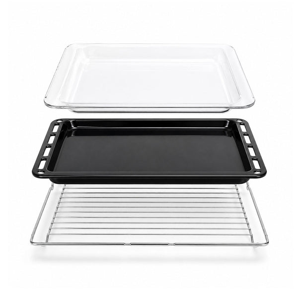 Kibernetik EBO704 MasterSeries Einbau Backofen mit Mikrowellen Funktion