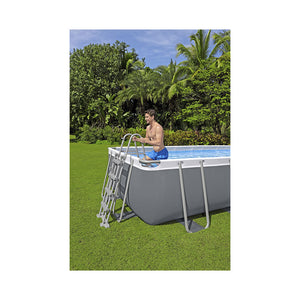 Bestway Frame Pool Komplettset mit Sandfilteranlage 488x244x122 cm