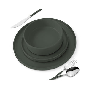 Berlinger Haus 18-teiliges Geschirrset Matte Green Collection