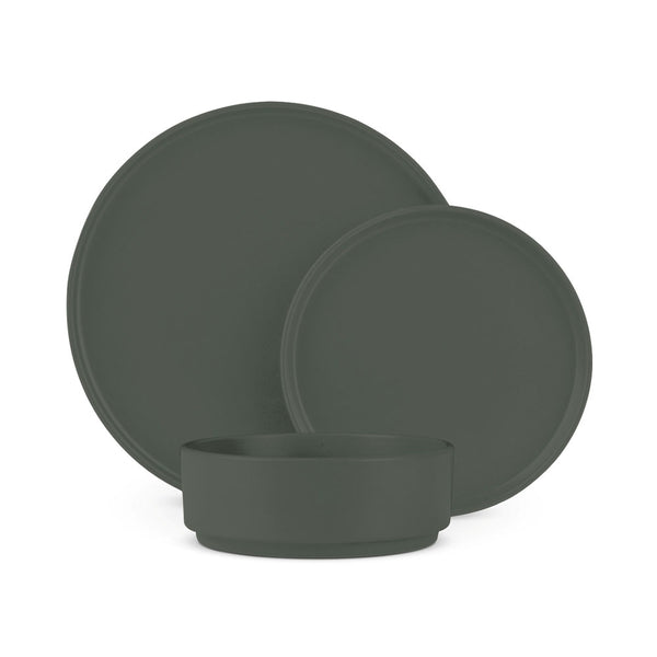 Berlinger Haus 18-teiliges Geschirrset Matte Green Collection