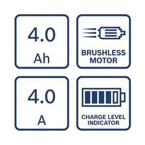 Bosch 2 Tool Kit 18V GSR+GWS+2x4.0Ah+GAL 0.615.A50.07N