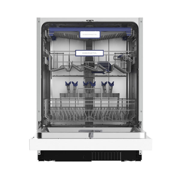 Kibernetik GRET605 MasterSeries Geschirrspüler Einbau teilintegriert 60cm weiss