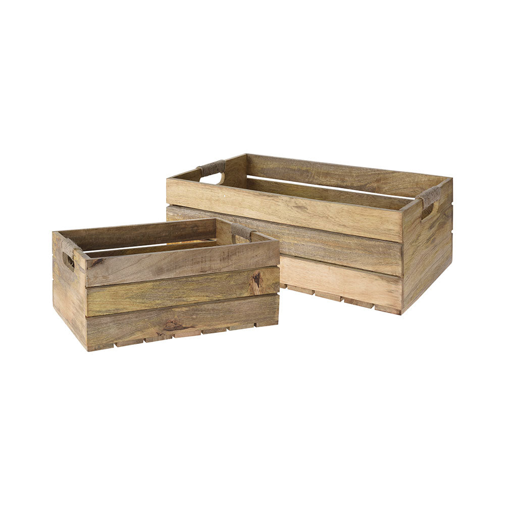 FS-STAR Kisten-Set Mangoholz 2tlg.